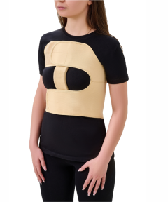 Postoperative bandage for fixing the chest, female