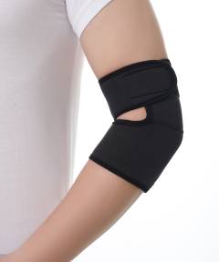Elastic neoprene bandage for the elbow joint.