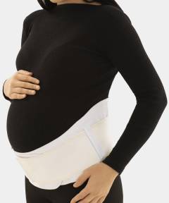 Elastic prenatal bandage (with rigid inserts)