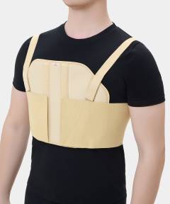 Medical postoperative bandage for fixing the chest